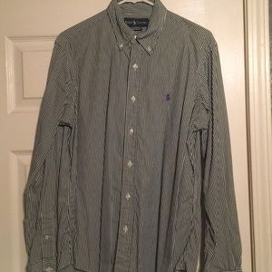 Men’s Polo Button Up. Medium. No rips or stains.